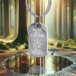 Small Army Keychain with Sailor Message