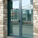 Usa din aluminiu cu bara antipanica 1800 x 2100