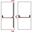Kit antipanica usa 2 canate fara maner exterior cu cheie