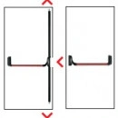 Kit antipanica usa 2 canate fara maner exterior cu cheie