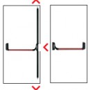 Kit antipanica usa 2 canate cu maner exterior cu cheie