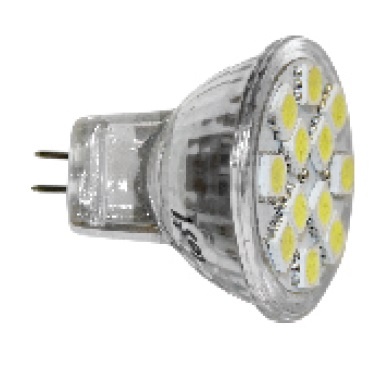 Bec Led SMD GU4 2W MR11 Clar Alb Cald 3000k 12V - Lumen