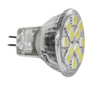 Bec Led SMD GU4 2W MR11 Clar Alb Cald 3000k 12V - Lumen