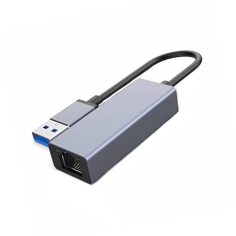 Adaptor USB 3.0 la Ethernet RJ45 Gigabit, Basekit USH116, Space Grey