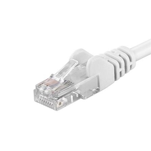 Cablu Ethernet RJ45, Patch Cord UTP Cat.5e, Basekit, 0.25 - 10 m, Alb