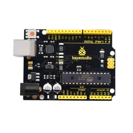 Placa Dezvoltare ATmega328P-PU, Keyestudio, Uno V4.0, Compatibila cu Arduino, Negru