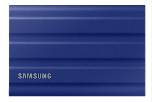 SSD. extern SAMSUNG T7 Shield, 1TB, USB 3.2 gen 1, R/W: 1050/1000 MB/s, albastru, "MU-PE1T0R/EU"