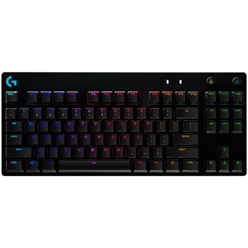 TASTATURI Logitech - gaming G PRO X TKL LIGHTSPEED Mechanical Gaming Keyboard - BLACK - US INTL - TACTILE "920-012136"