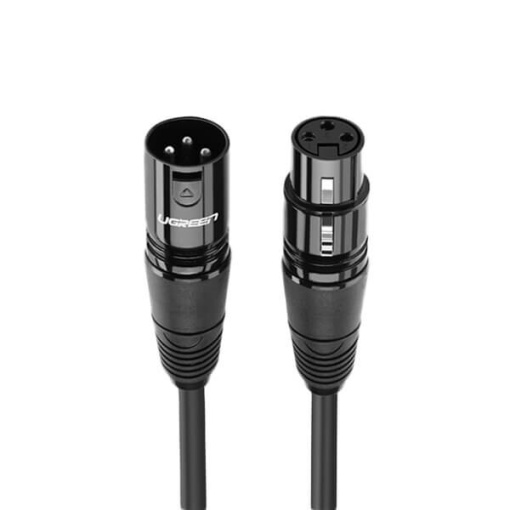 Cablu Audio Stereo XLR Ugreen, Extensie Echipamente Audio, Instrumente, Microfon, Conectori Mama - Tata, 1/2/3/5/8/10/15 m