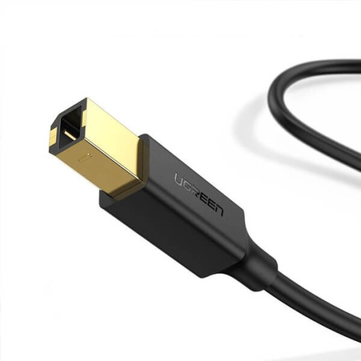 Cablu Date USB 2.0 - USB Type-B Ugreen US135, Transfer Date, Universal, Imprimanta, 480Mbps, 1.5 metri, Negru