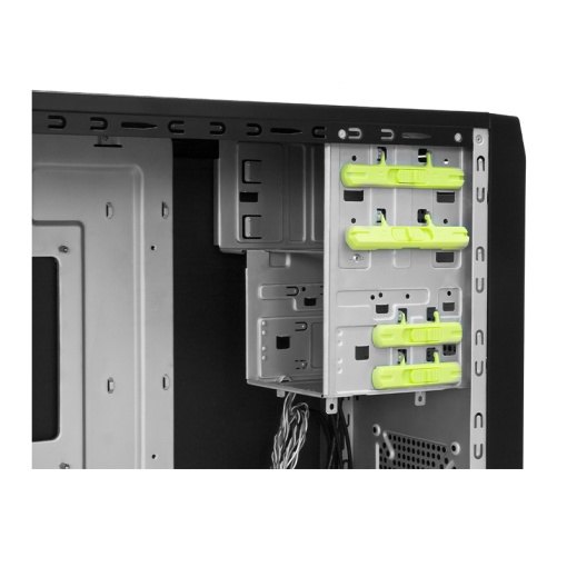 CARCASE Chieftec, "Libra" middle tower Black, 1x USB 3.0 + 2 x USB 2.0, "LG-01B-OP"