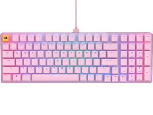Glorious PC Gaming Race mecanica gaming RGB GMMK 2 Full-Size, Fox Linear Switches, USB-C, US layout, Roz "GLO-GMMK2-96-FOX-P"