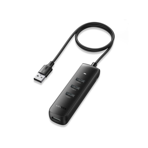 Hub Multiport 5 in 1, Ugreen CM416, USB Type-A, 4 x USB 3.0 Gen 1, Negru