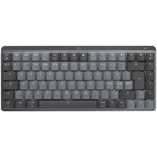 LOGITECH MX Mechanical Mini for Mac Minimalist Wireless Illuminated Keyboard - SPACE GREY - US INTL - 2.4GHZ/BT - N/A - EMEA - TACTILE "920-010837"