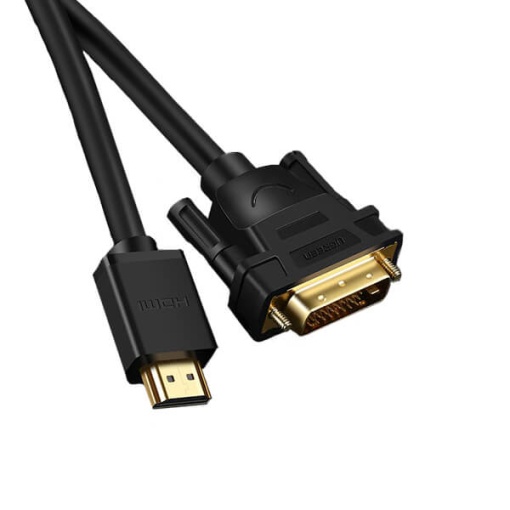 Cablu HDMI la DVI Ugreen 30116, 1080p, 30AWG, 1 m, Negru
