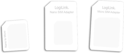 ADAPTOR LOGILINK pt. SIM, de la nano SIM, la standard SIM "AA0047"