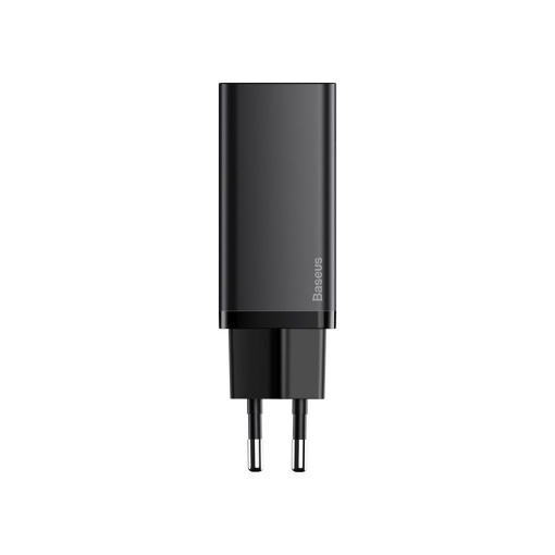 Incarcator Retea, Baseus GaN2 Lite, Quick Charge 65W, 1x USB 5V/3A, 1x USB Type-C 5V/3A, Negru
