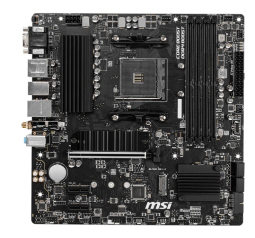PLACA de BAZA MSI "B550M PRO-VDH WIFI", skt AM4, mATX, AMD B550, 4 x DDR4, max. 128 GB, 4 x SATA, 2 x M.2, 7.1, "B550M PRO-VDH WIFI"