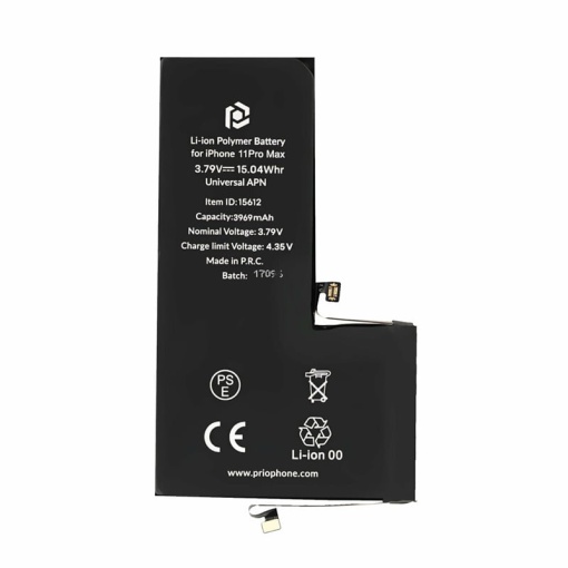 Acumulator Prio pentru Apple iPhone 11 Pro Max, Li-ion 3969 mAh, APN Universal