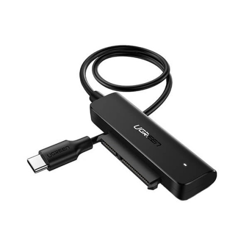 Adaptor USB Type-C la SATA pentru HDD/SSD 2.5 inch, Ugreen CM321, 5 Gbps, SATA 7+15 pini, Negru
