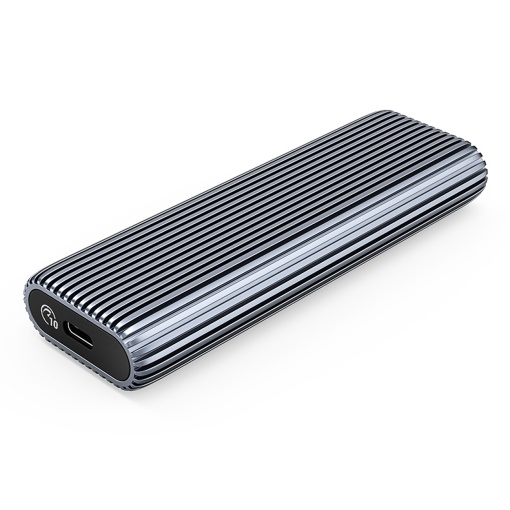 Carcasa Rack SDD M.2 NVMe, Orico, USB-C 3.2, 10Gbps, Argintiu