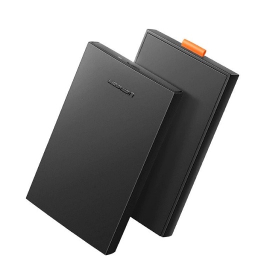 RACK extern Ugreen, "CM237" pt HDD si SSD SATA 2.5" conectare USB 3.0 max 5 Gbps, 1 x 50cm USB to Micro USB 3.0 Cable, ABS, negru "60353" - 6957303863532
