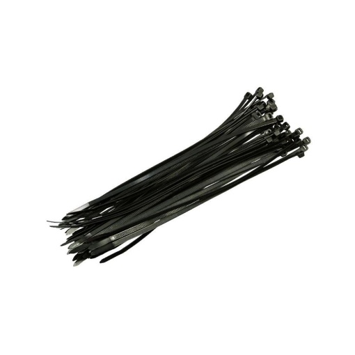 Set 100 x Coliere Basekit, Coliere Plastic 2.5 x 100mm, Negru