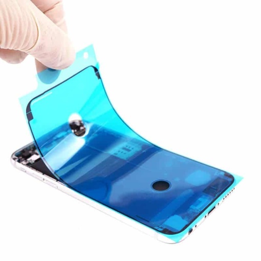 Sticker Adeziv Display, Rama Silicon Waterproof pentru iPhone XR, Set 5 bucati