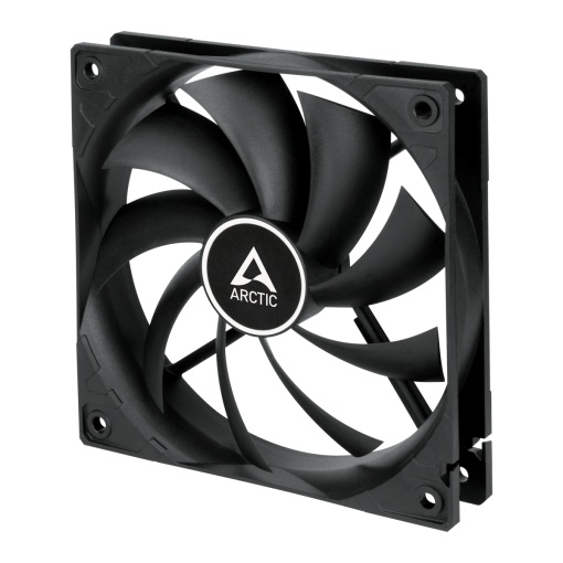 Ventilator Arctic F12 PWM PST, 120x120x25mm, 1350 rpm, 4 Pini PWM, 4 Pini Socket,Low Noise, Negru, ACFAN00200A