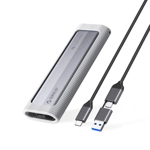 Carcasa Rack SSD M.2, NVMe/NGFF, Orico, USB-C 3.2 Gen2, 6Gbps/10Gbps, Gri