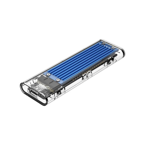 Carcasa Rack SSD M.2 NVMe, Orico, USB-C 3.1 Gen.2, 10 Gbps, Cablu USB-C la USB-A, Cablu USB-C, Albastru