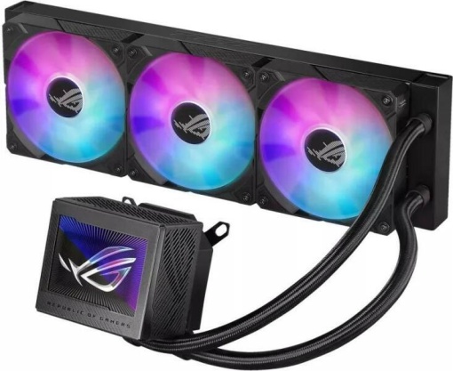 Cooler Asus "ROG RYUJIN III 360 ARGB", skt universal, racire cu lichid, ventilator 120 mm x 3, 2200 rpm, iluminat ARGB, "ROG RYUJIN III 360 ARGB"