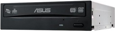 DVD-RW intern, ASUS, interfata S-ATA, negru, "DRW-24D5MT/BLK/B/AS"