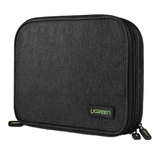 Borseta Ugreen 50147 pentru Organizare Cabluri si Accesorii, Poliester, Gri