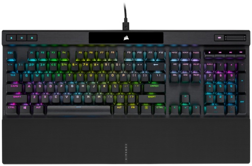 K70 PRO RGB Optical-Mechanical Gaming Keyboard with PBT DOUBLE SHOT PRO Keycaps "CH-910941A-NA",