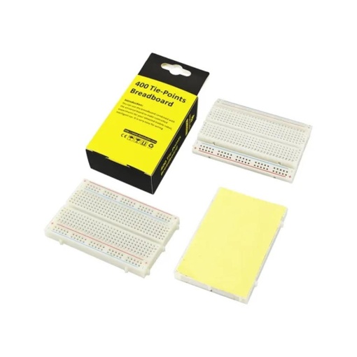 Set 3 Breadboard, Keyestudio, 400 Puncte, Suport Circuit, Alb
