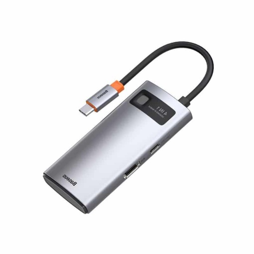 Adaptor Multiport Hub 4 in 1, Baseus, USB Type-C la HDMI 4K 30Hz, USB-C PD 100W, USB 3.0