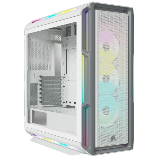Carcasa Corsair 6500D Airflow Midi-Tower, Tempered Glass - weiß "CC-9011260-WW"