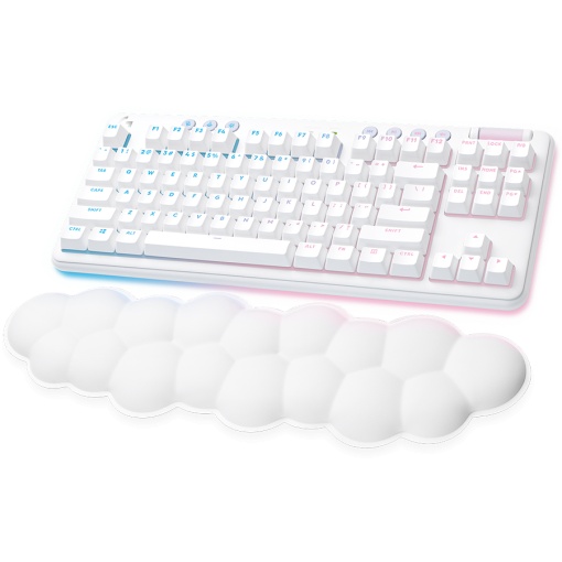 LOGITECH G715 Wireless Mechanical Gaming Keyboard - OFF WHITE - US INTL - TACTILE, "920-010465"