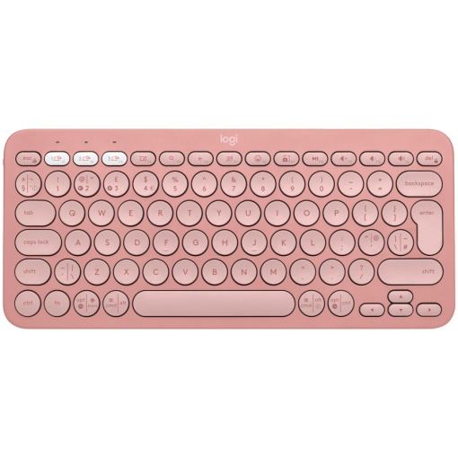 LOGITECH Pebble Keys 2 K380s - TONAL ROSE - (US) INTL - BT - N/A - INTNL-973 - UNIVERSAL "920-011853"