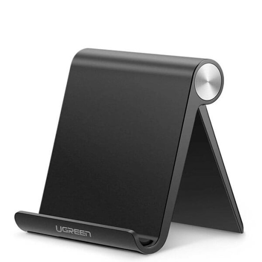 Suport Universal Smartphone, Ugreen Desk Stand, Ajustabil, Potrivit pentru Telefon si Tableta, Negru