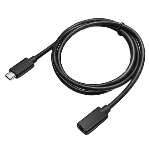 Cablu Extender USB-C 3.2 Gen1 5Gbps Tata - Mama, Incarcare PD 60W, Basekit KU31MF, Ecranat, Negru, 0.5/1/2/3 m
