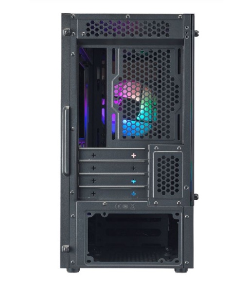 CARCASE Cooler Master MasterBox MB320L ARGB with Hub, MATX,Transparent front bezel,U3x2,TG side panel,ARGB fanx2,w/ARGB Hub, "MCB-B320L-KGNN-S02"