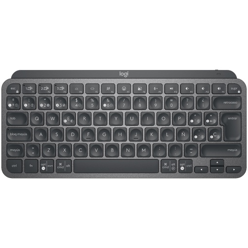 LOGITECH MX Keys Mini Minimalist Wireless Illuminated Keyboard - GRAPHITE - US INTL - 2.4GHZ/BT - INTNL, "920-010498"