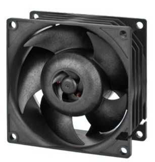 Set 4x Ventilator Server Arctic S8038-7K, 80x80x38mm, 7000 rpm, 4 Pini PWM, Dual Bearing, Negru, ACFAN00292A
