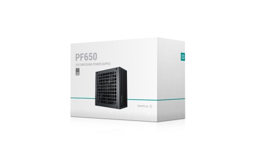SURSA DeepCool 650W, "PF650", 80 Plus White, fan 120 mm x 1, ATX 12V V2.4, non-modulara, PCI-E (6+2)Pin x 2, 6 x S-ATA, "R-PF650D-HA0B-EU",