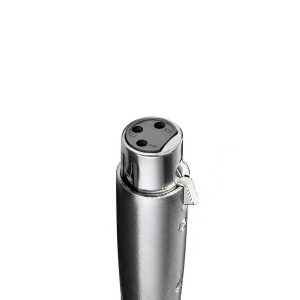 Adaptor Audio, Basekit, Conector XLR Mama la RCA Mama, Argintiu - Img 2