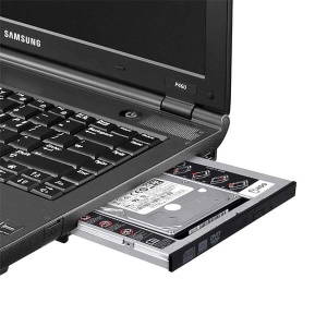 Adaptor HDD Caddy Pentru Laptopuri cu Unitate Optica de 12.7 mm - Img 2