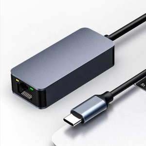 Adaptor USB Type-C la Gigabit Ethernet RJ45, Basekit, 2500Mbps, Gray - Img 2