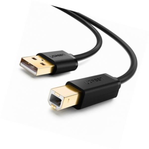 Cablu Date USB 2.0 - USB Type-B Ugreen US135, Transfer Date, Universal, Imprimanta, 480Mbps, 3 metri, Negru - Img 3